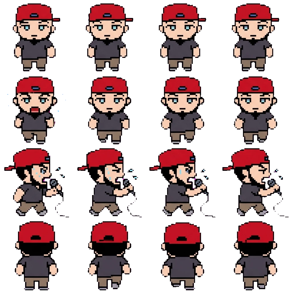 Fred Durst movement sprite