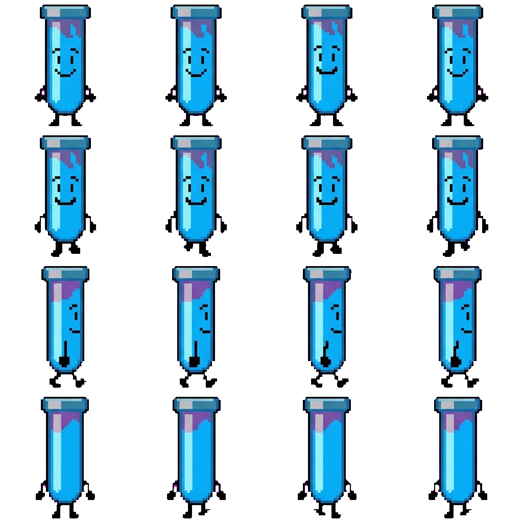 Test tube movement sprite