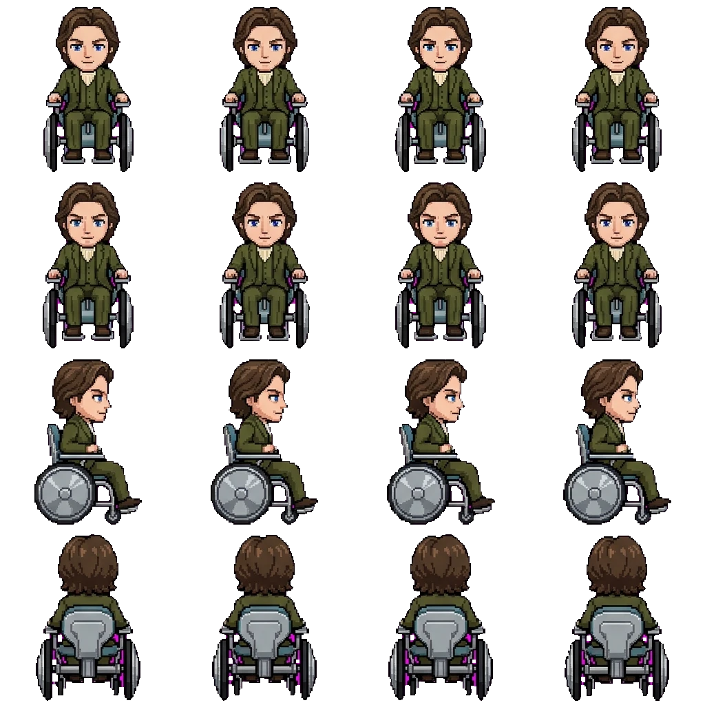 Charles Xavier movement sprite