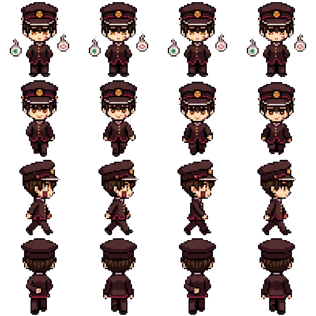 Hanako-kun movement sprite