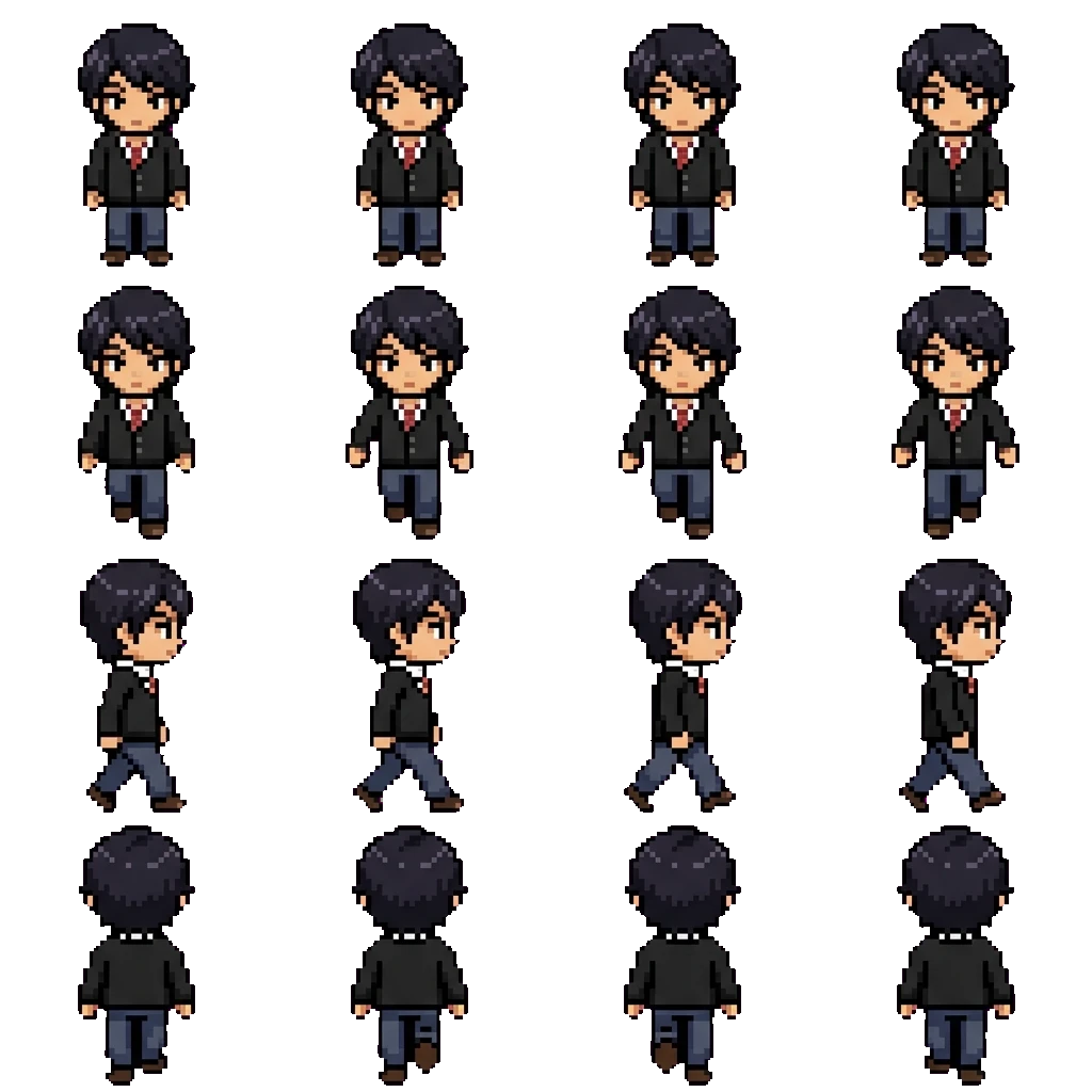 Miyazaki Makoto movement sprite