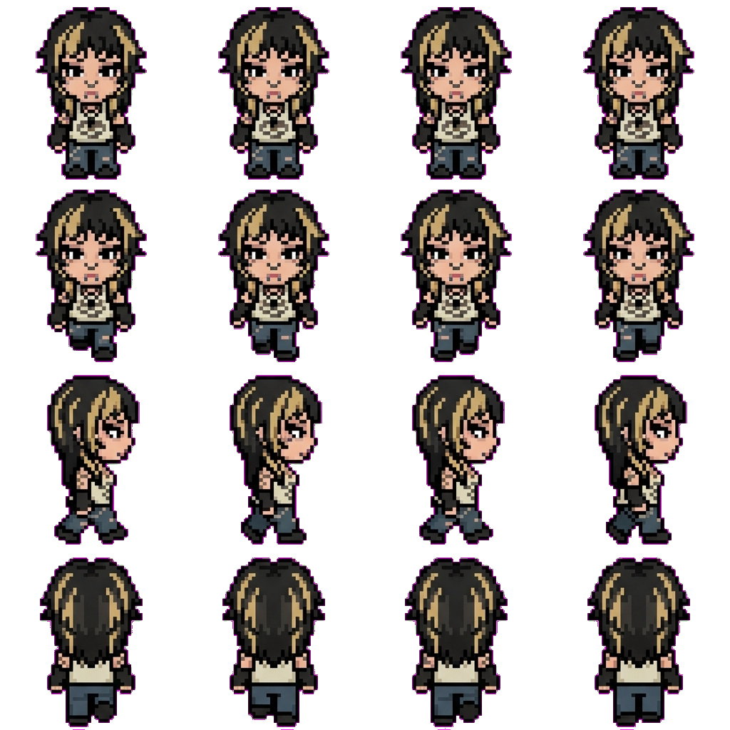 Hoshiko movement sprite