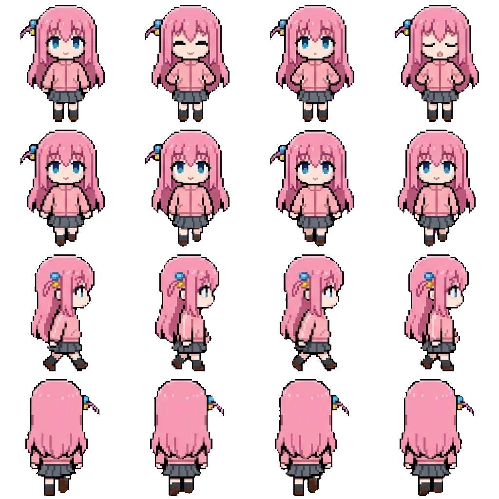 Hotori Gotoh movement sprite
