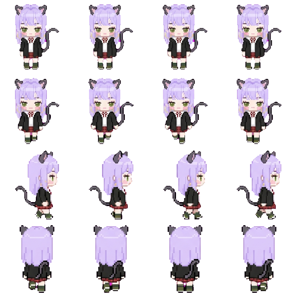 Mechi movement sprite