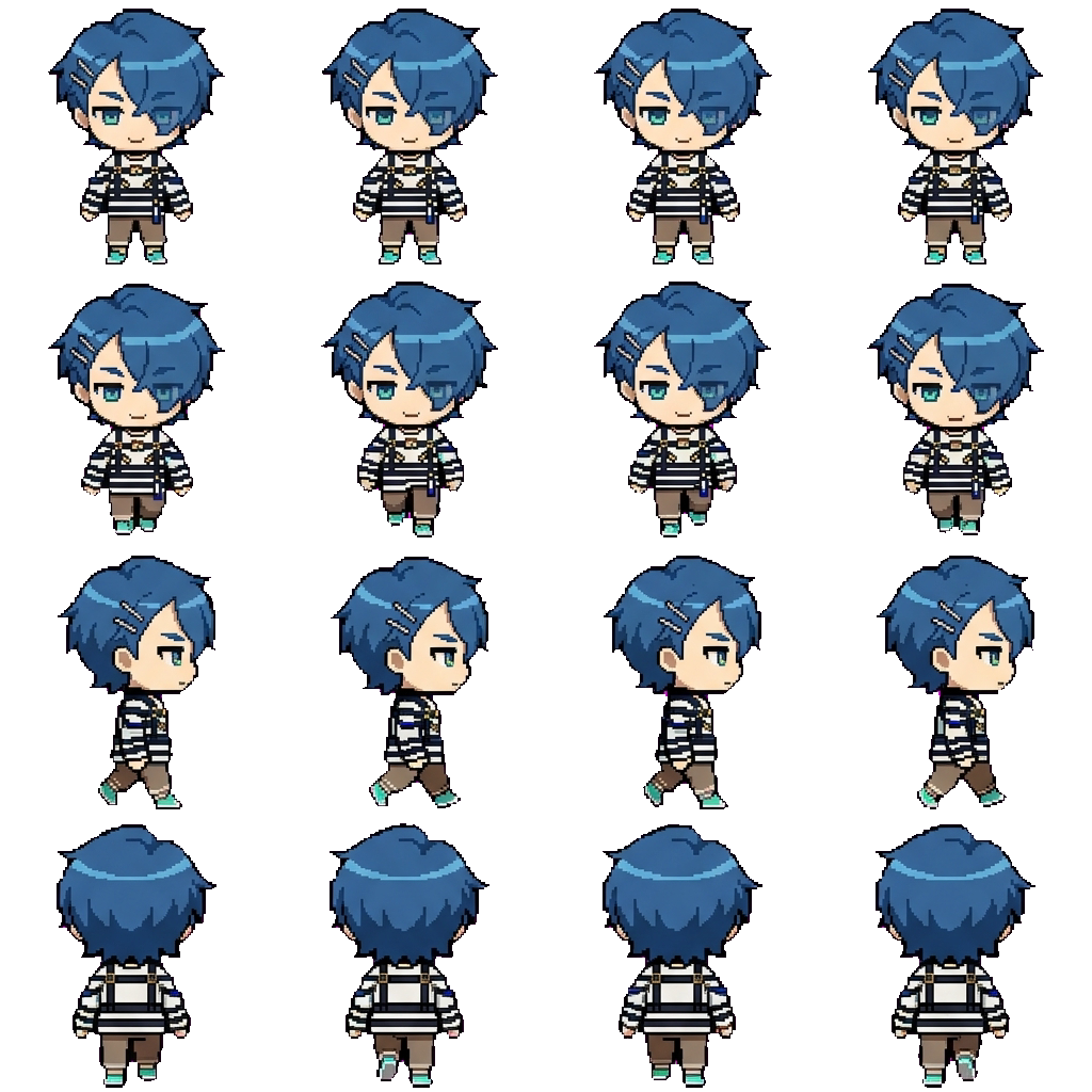 Харука Сакураи movement sprite