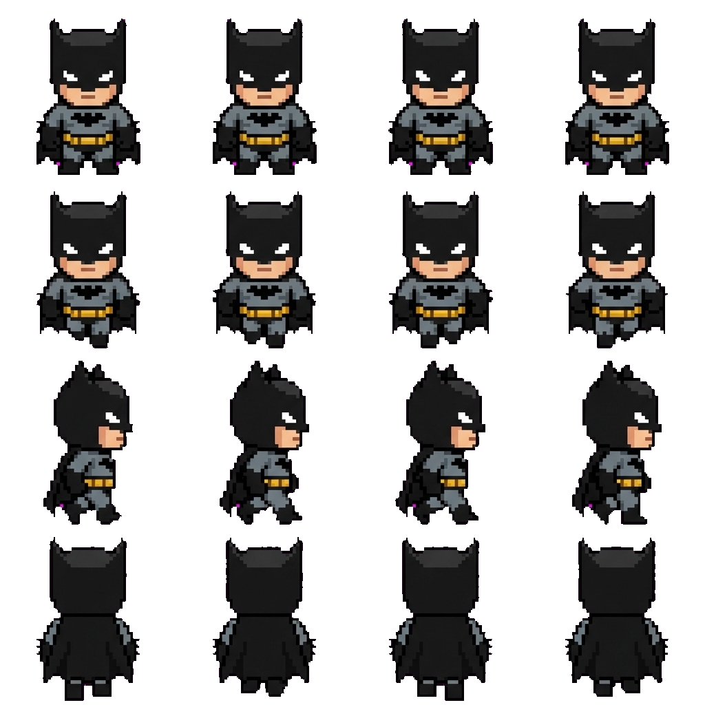 Batman movement sprite