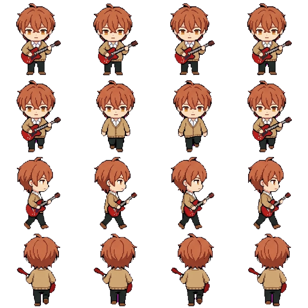 Mafuyu Sato movement sprite