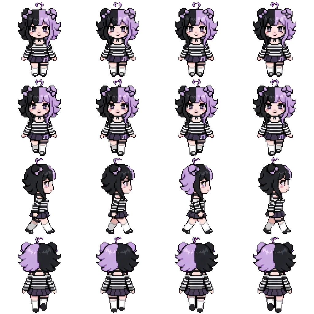 Ariana movement sprite