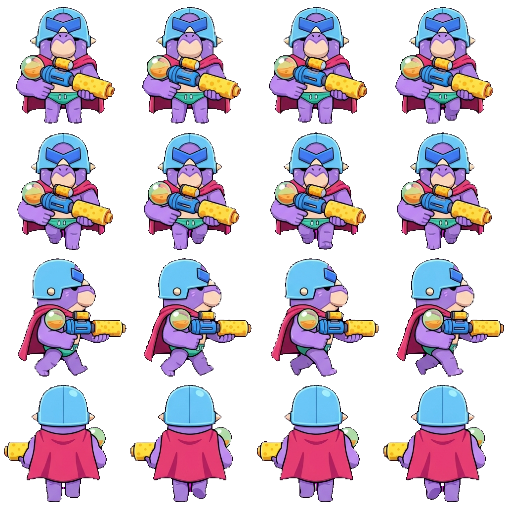 Pierce movement sprite