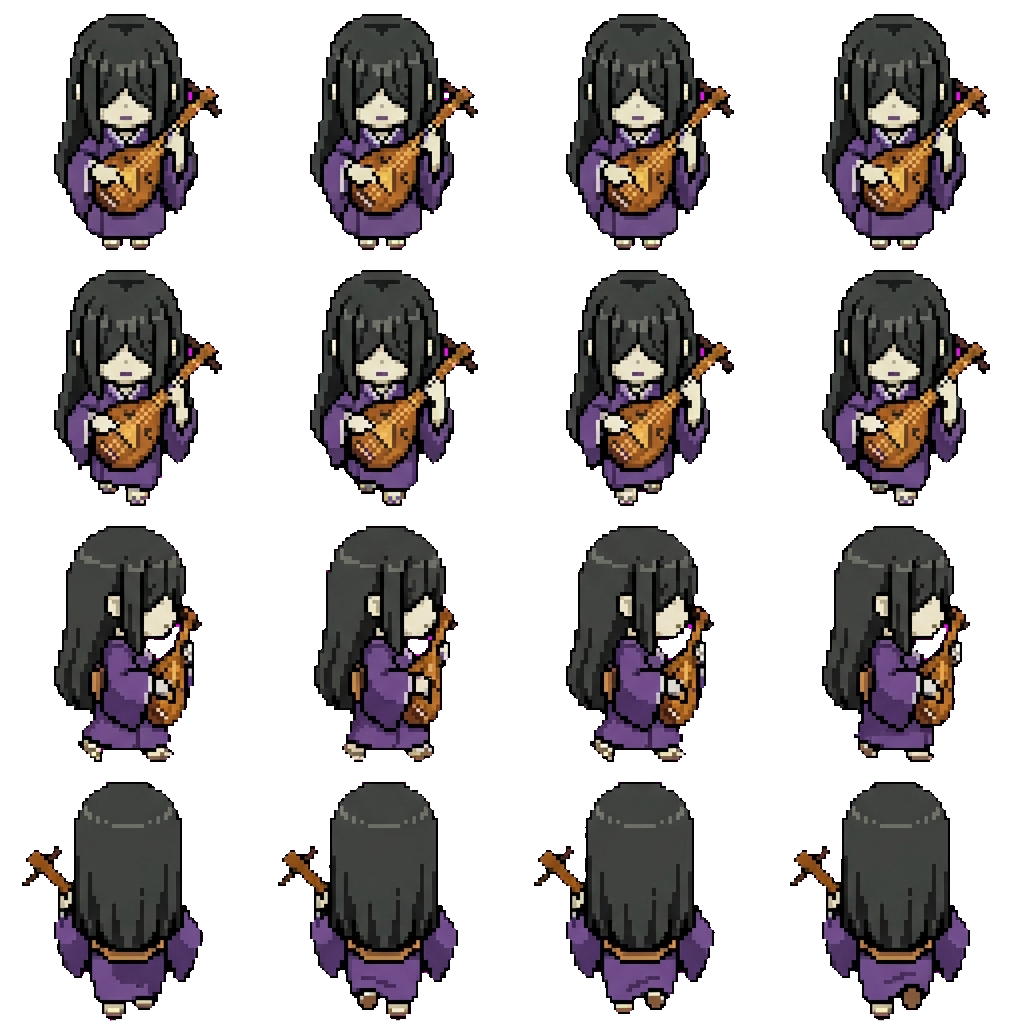 Nakime movement sprite