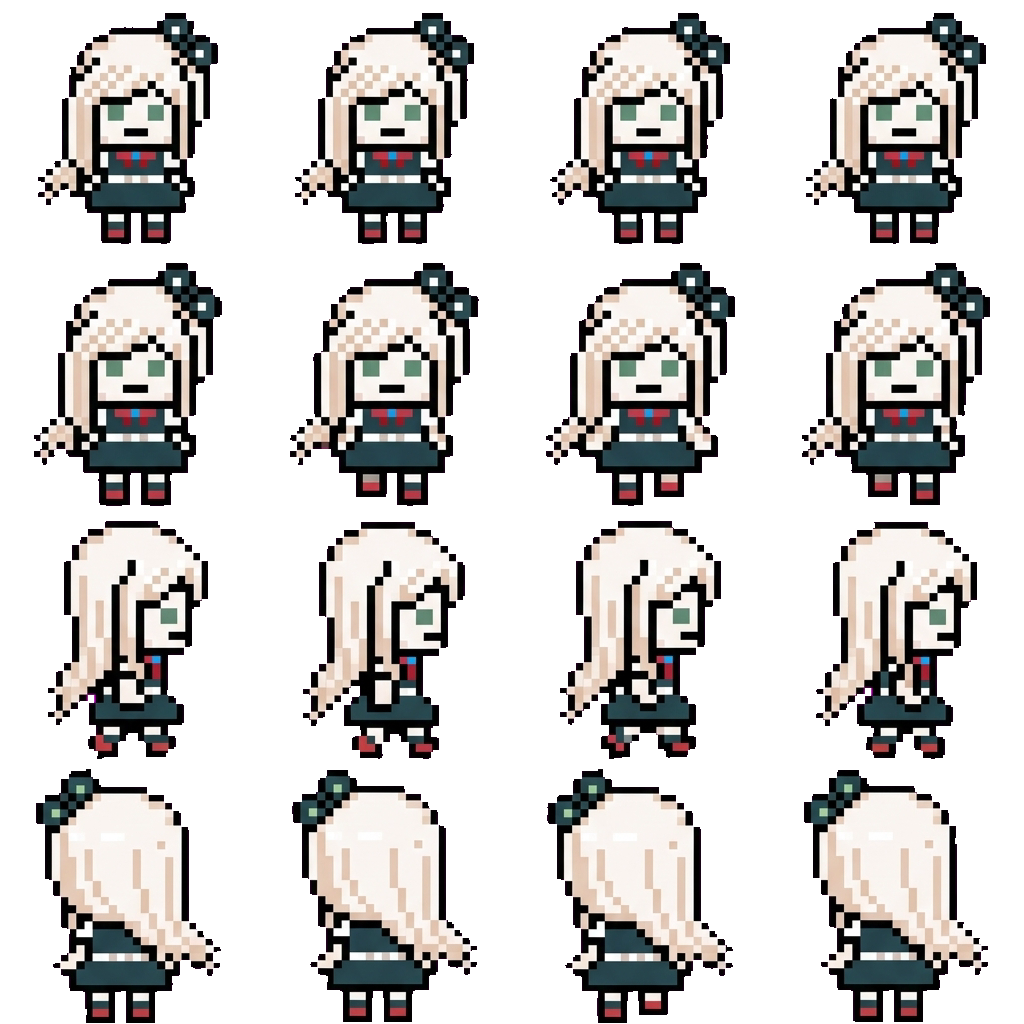 Sonia Nevermind movement sprite
