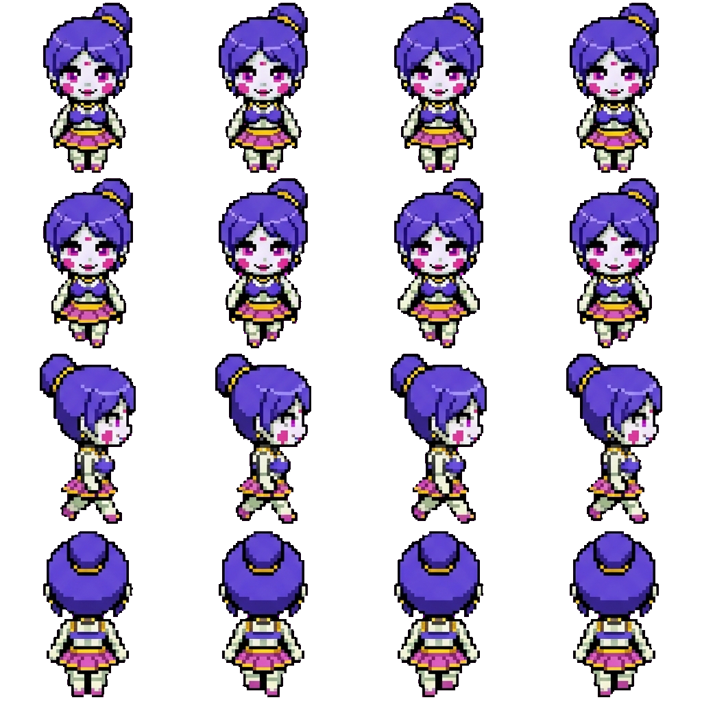 Lila movement sprite