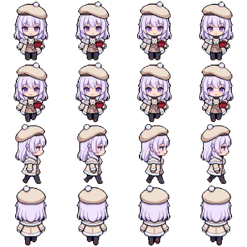 Arisu movement sprite