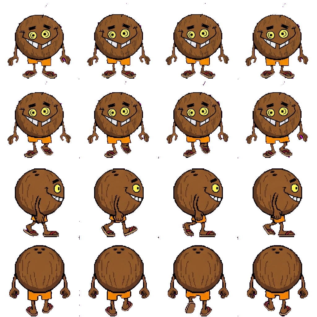 Coconut Fred movement sprite