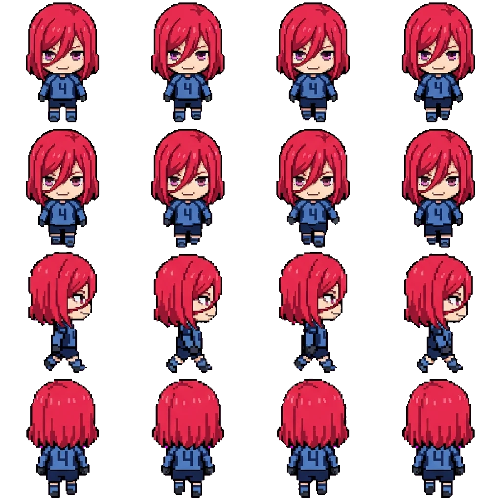 Chigiri H movement sprite