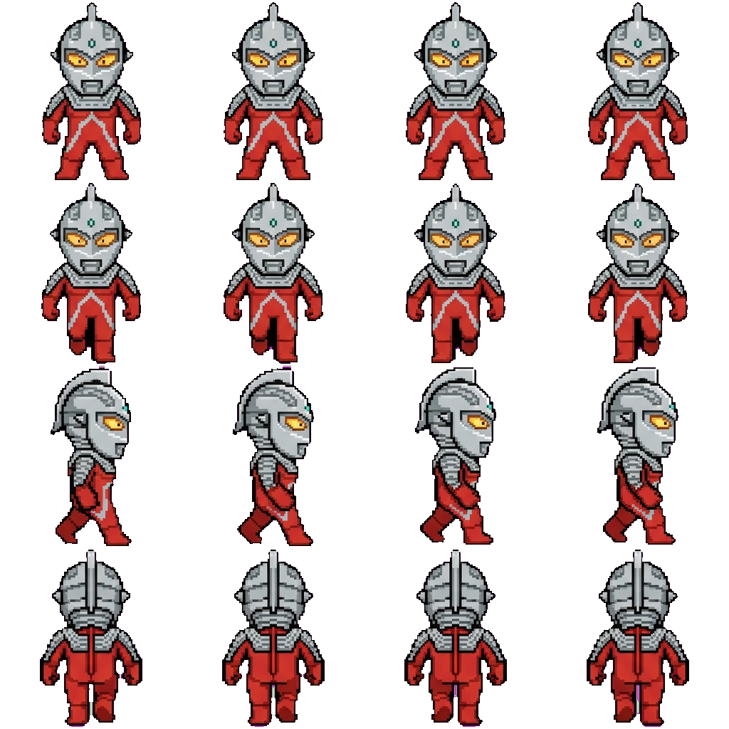 Ultraseven movement sprite