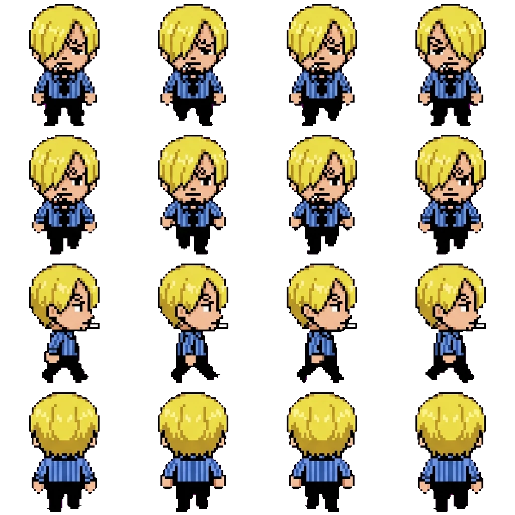Sanji movement sprite