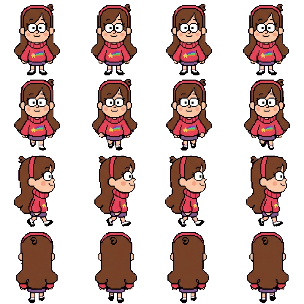 Mabel movement sprite