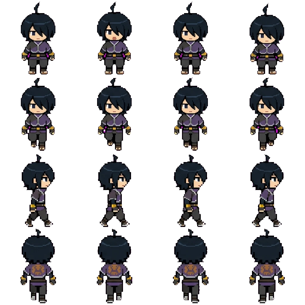 Lin movement sprite