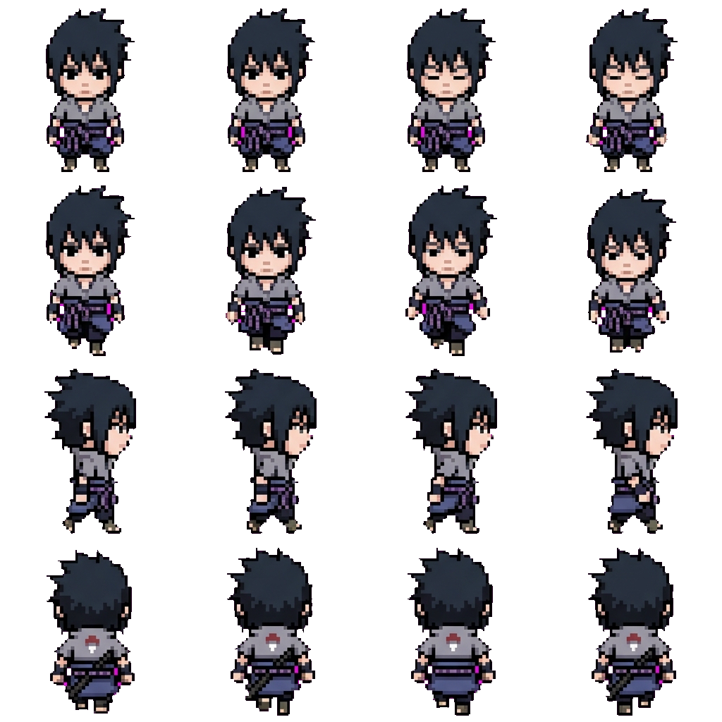 Sasuke movement sprite