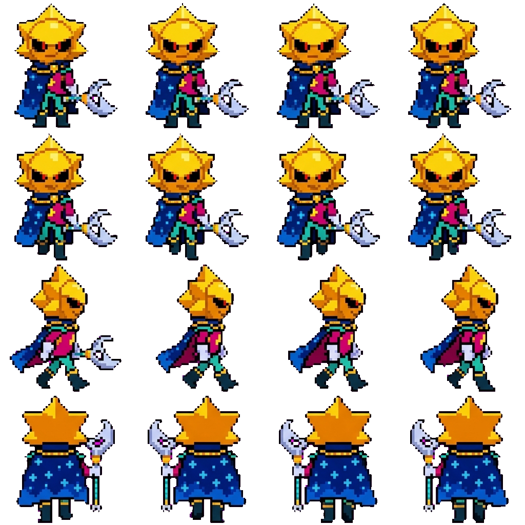 Sirius movement sprite