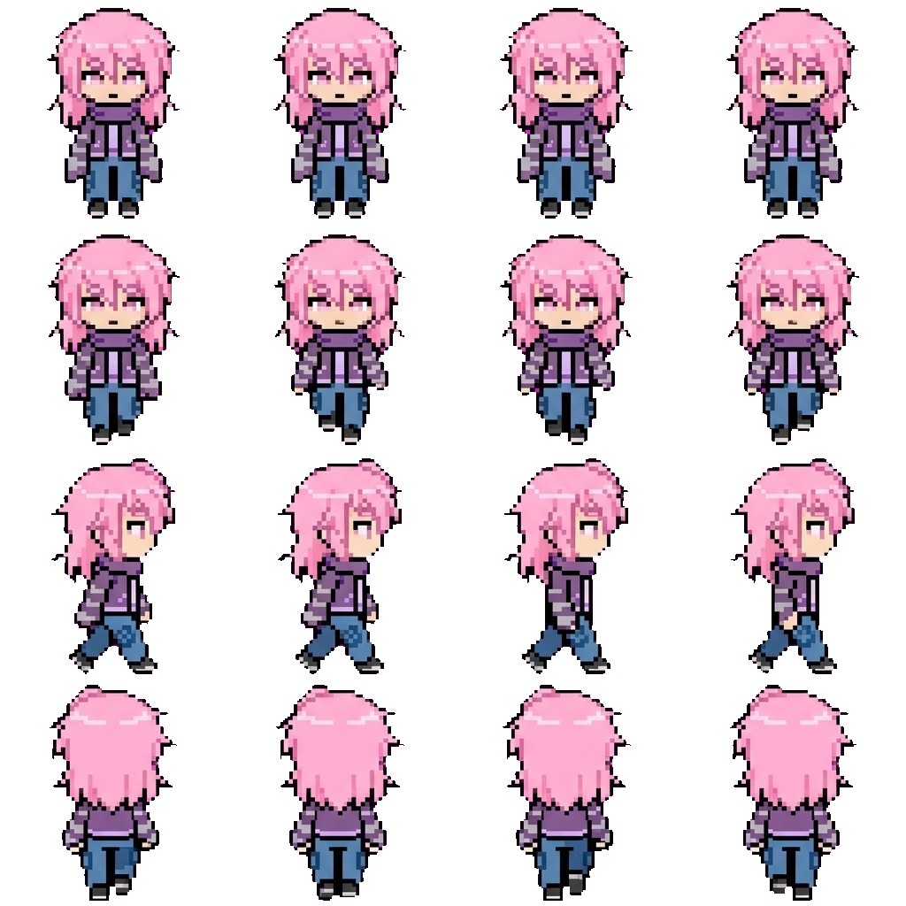 Dakoni Satōmi movement sprite