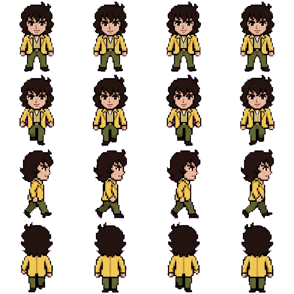Kaoru Orihara movement sprite