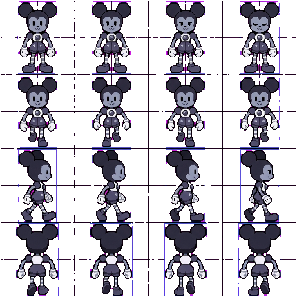 Gray Spinel movement sprite