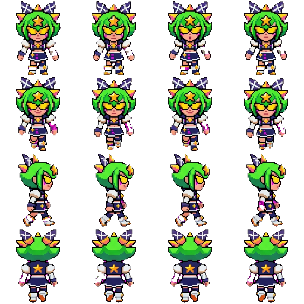Melodie movement sprite