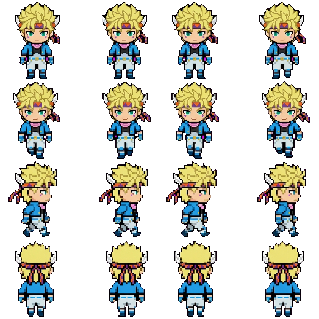 ♡Caesar Zeppeli♡ movement sprite