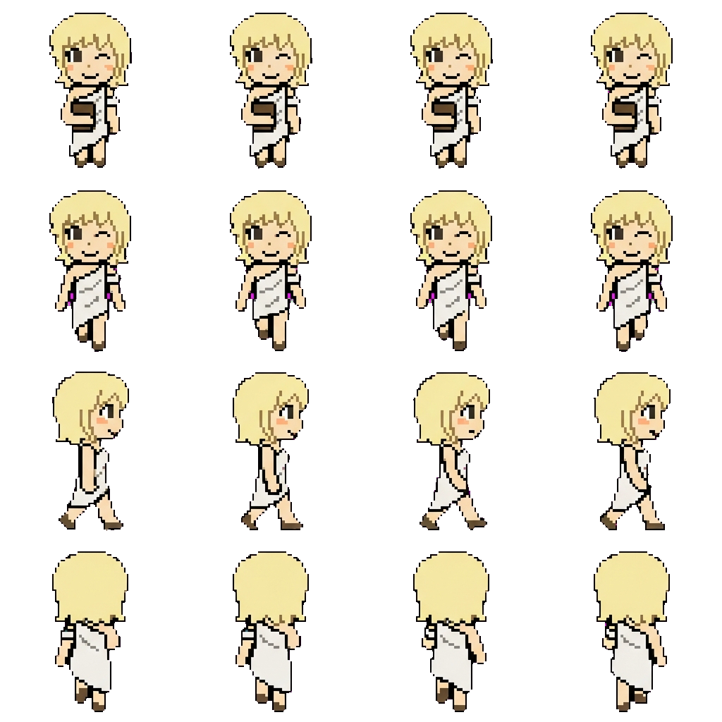 Bernadette movement sprite