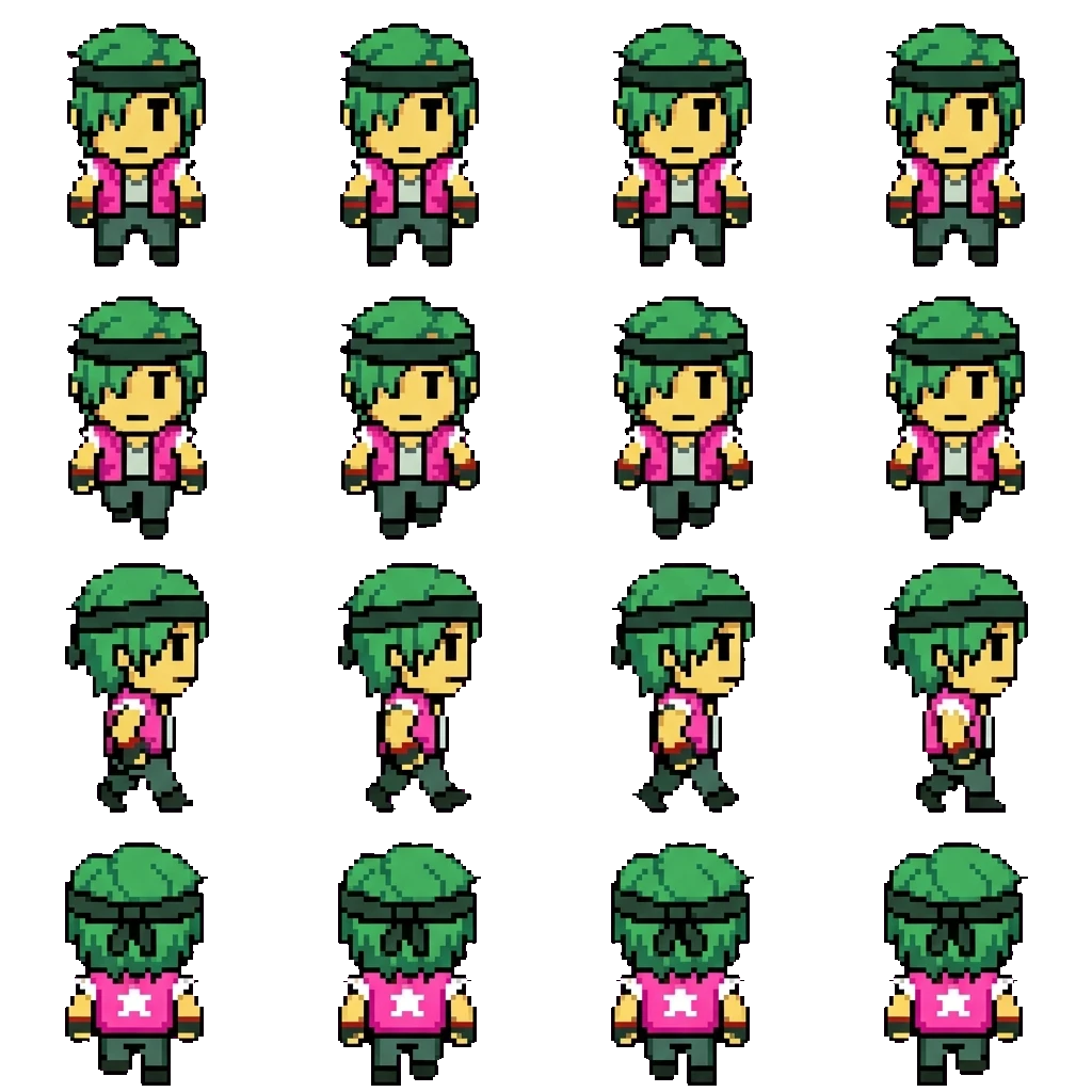 Evan movement sprite