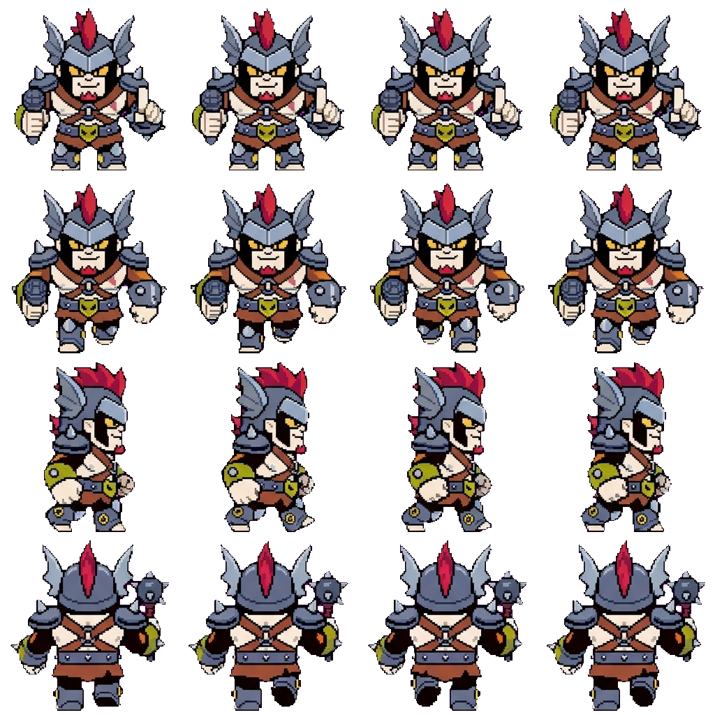 Damian movement sprite