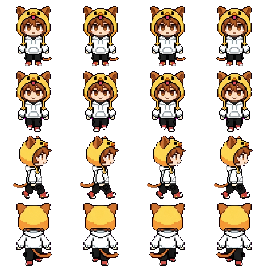Cap movement sprite