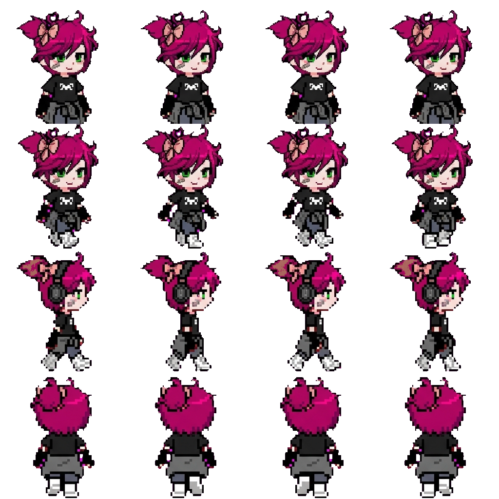 Yoh movement sprite