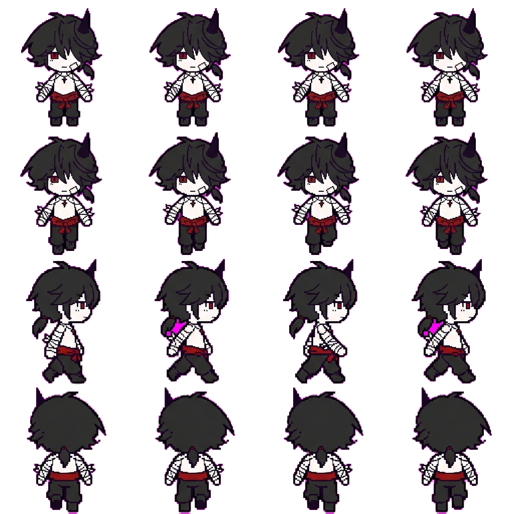 Wade movement sprite