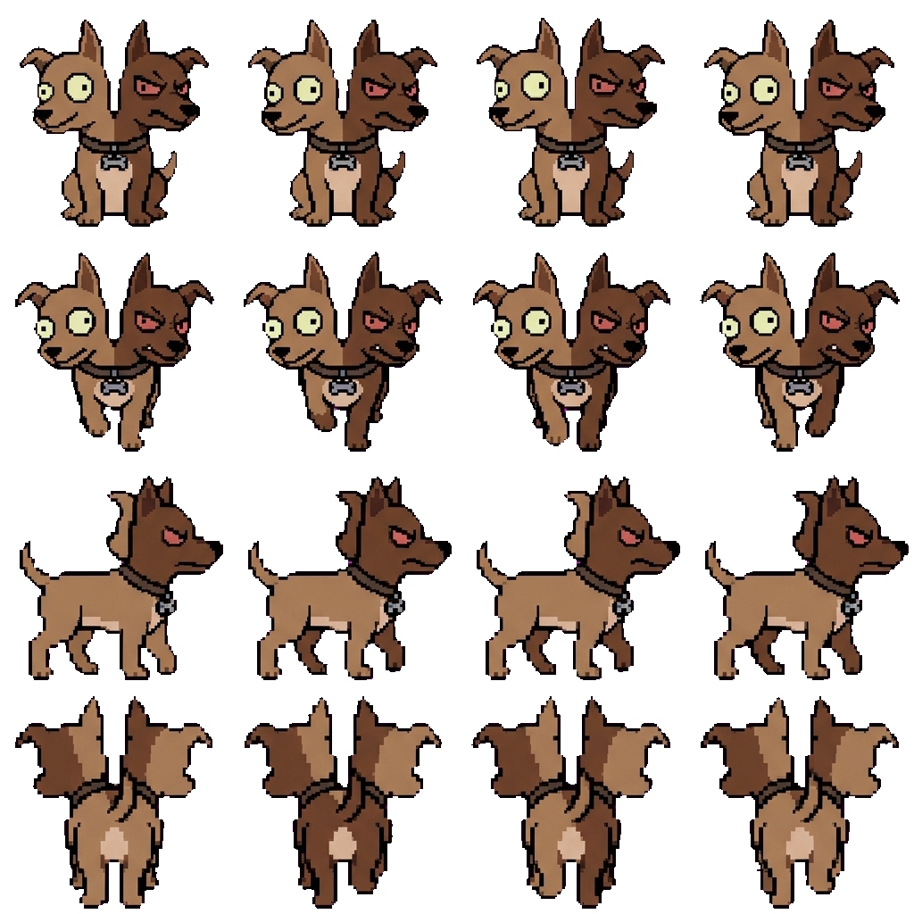 Rufus and Mio movement sprite