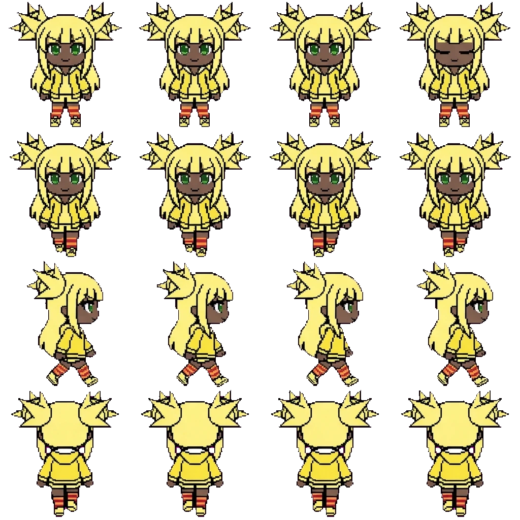 Sunny movement sprite