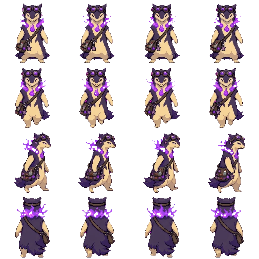 Murasaki movement sprite