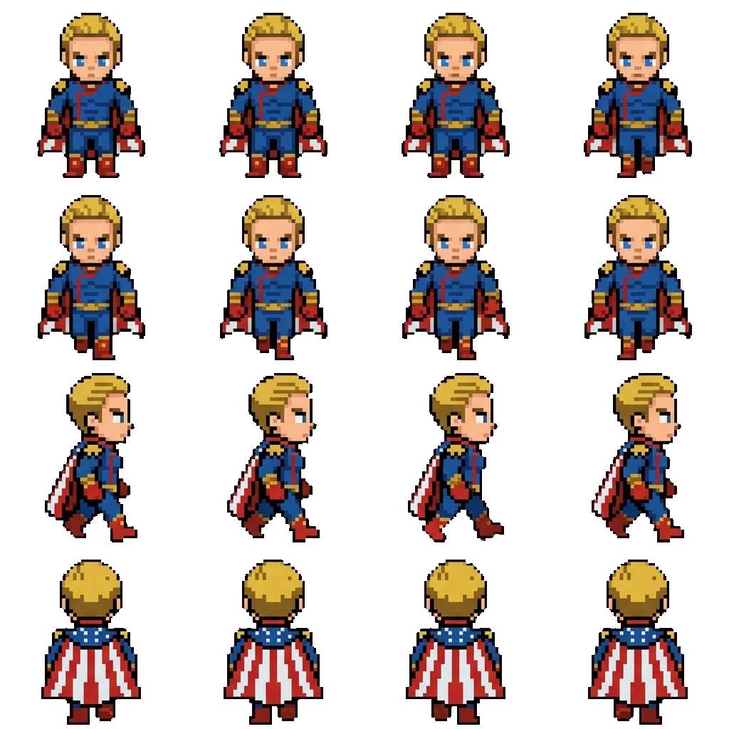 Homelander movement sprite