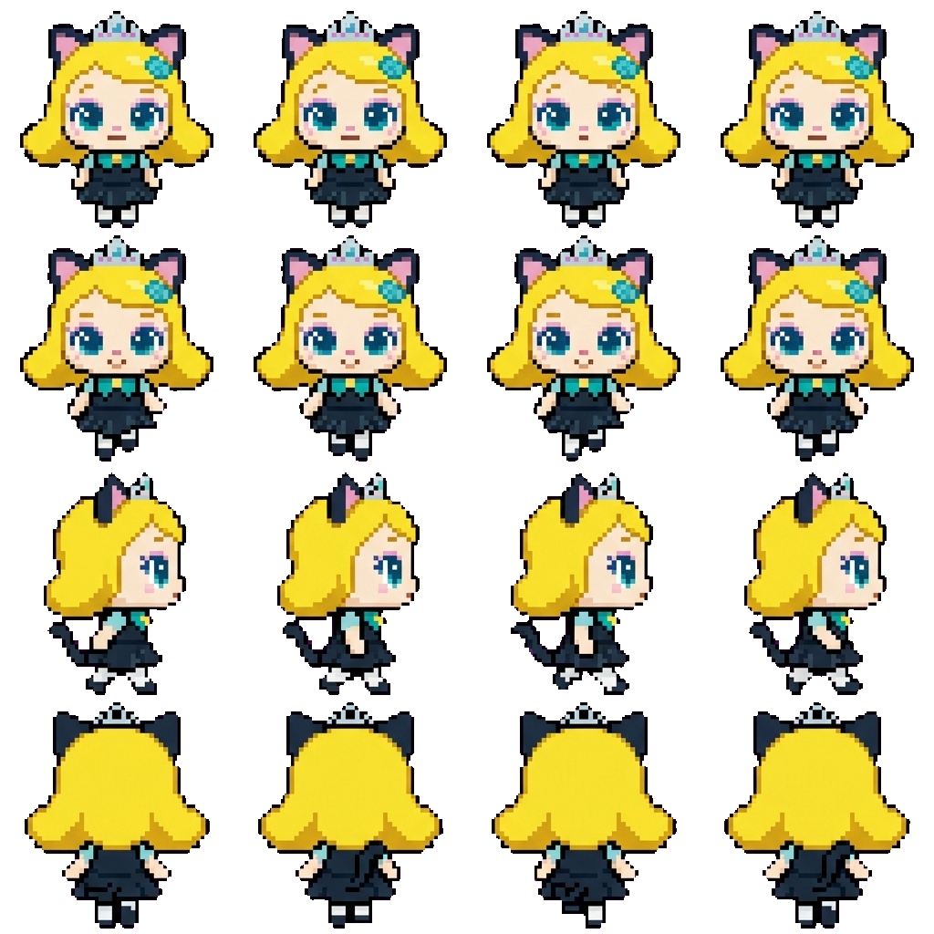 Kittyping movement sprite