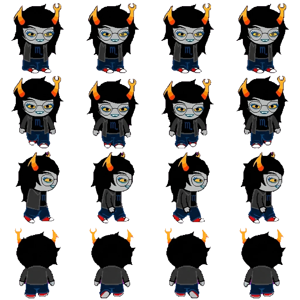 Vriska Serket movement sprite