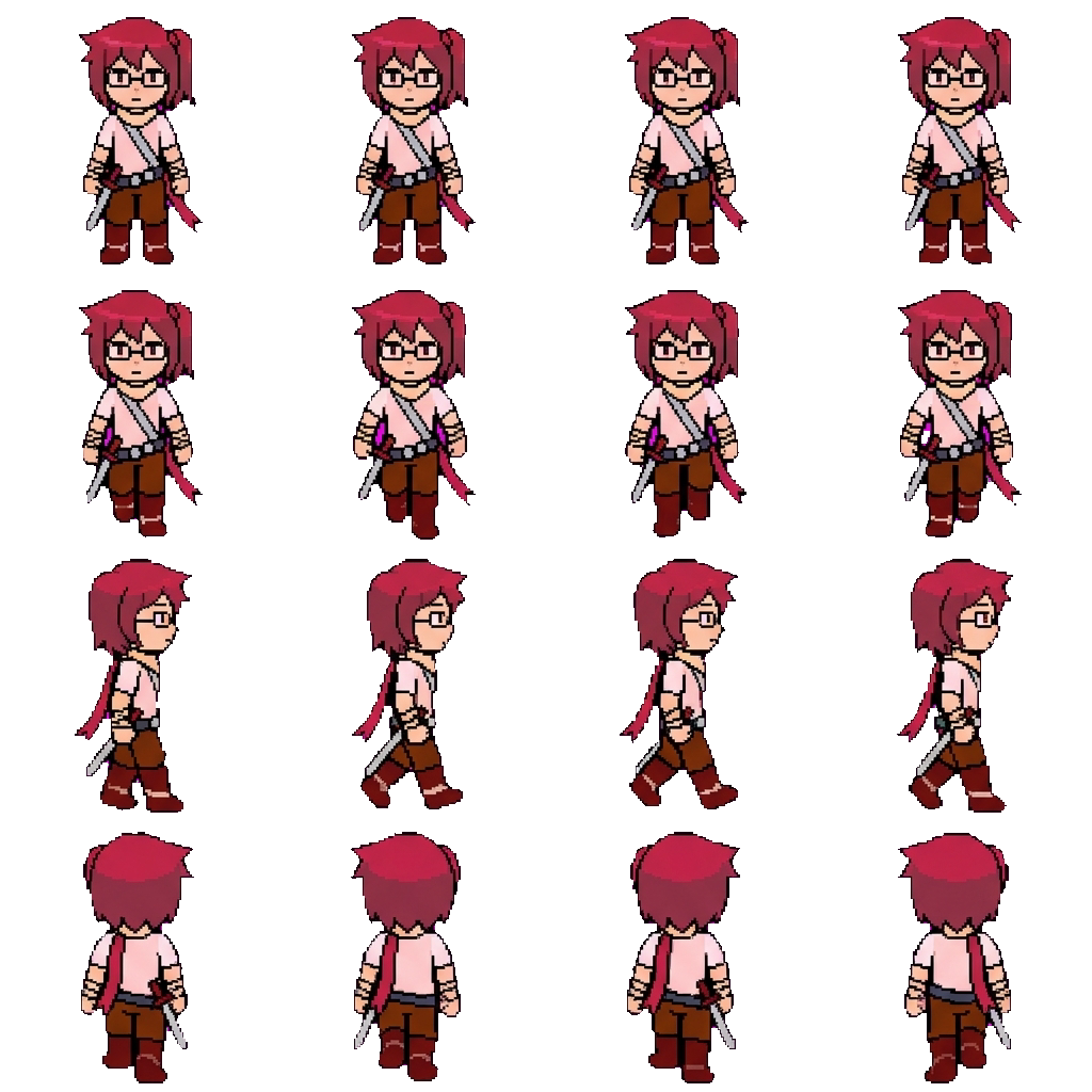 Suki movement sprite