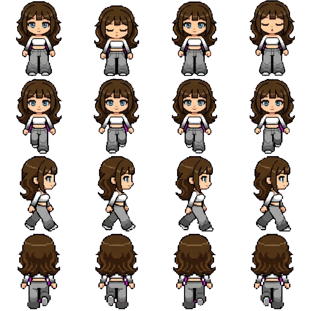 Rose movement sprite
