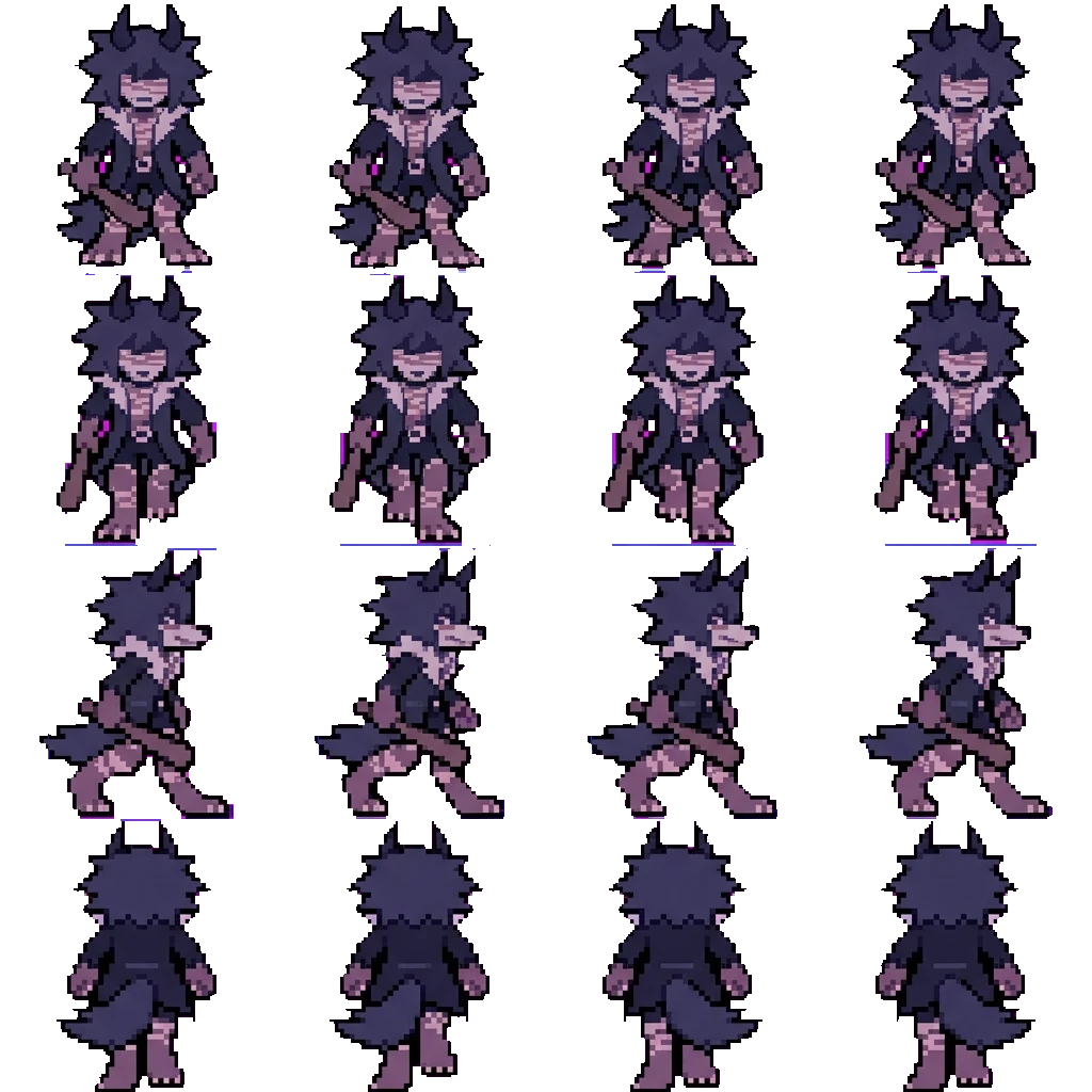 Nameless Werewolf movement sprite