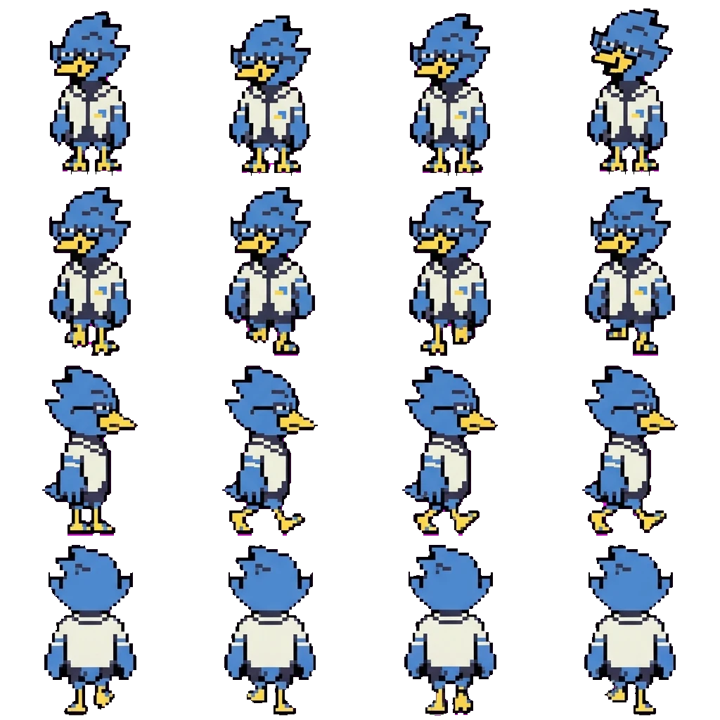 Berdly movement sprite