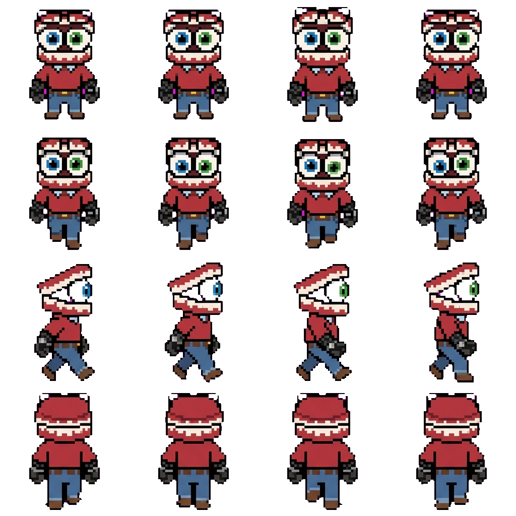 Caine movement sprite