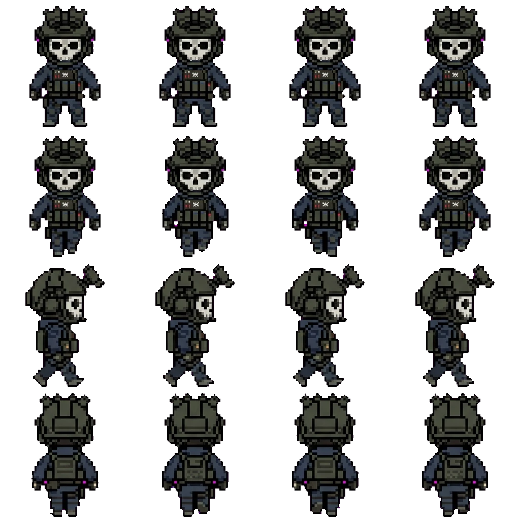 Ghost movement sprite