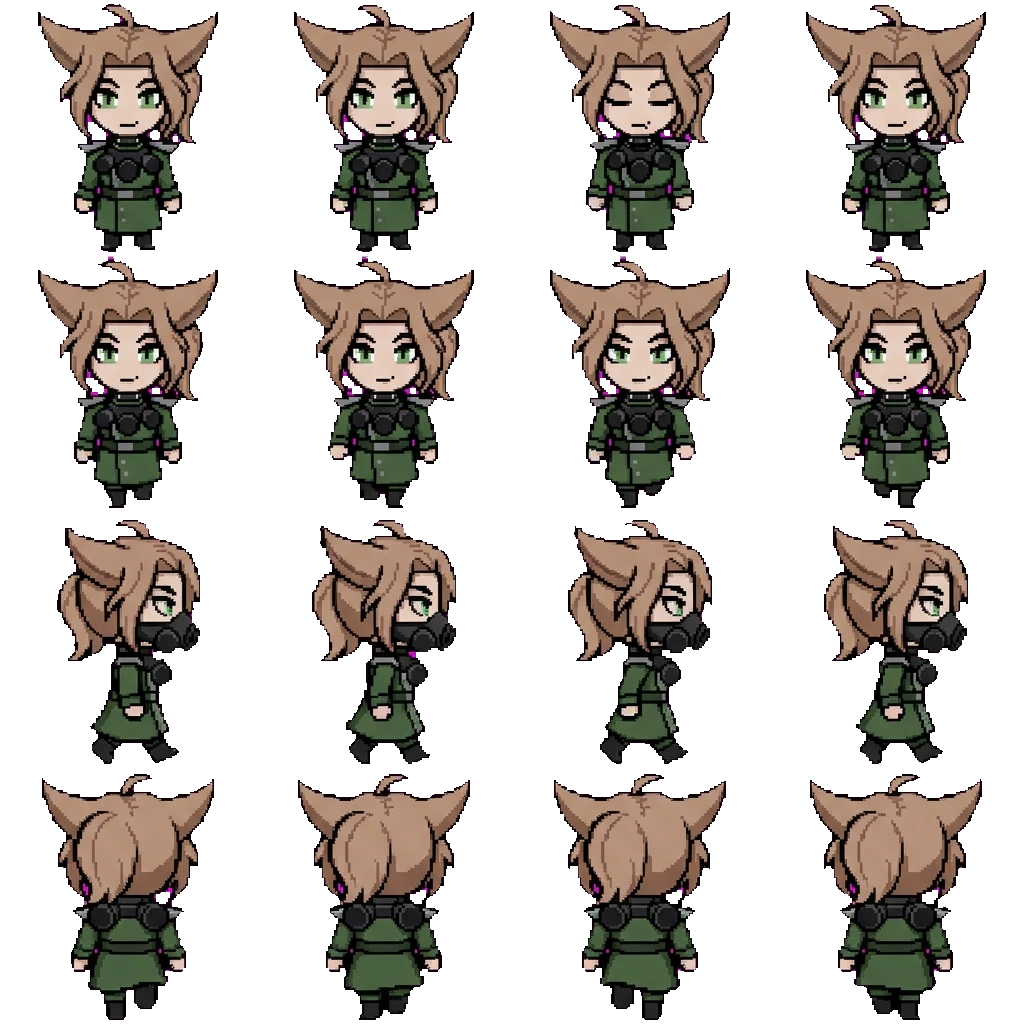 Hugo movement sprite