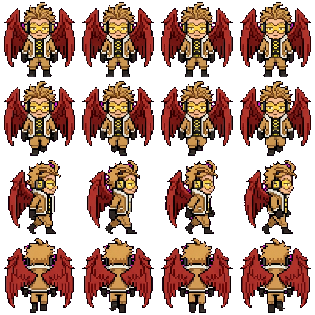 Hawks movement sprite